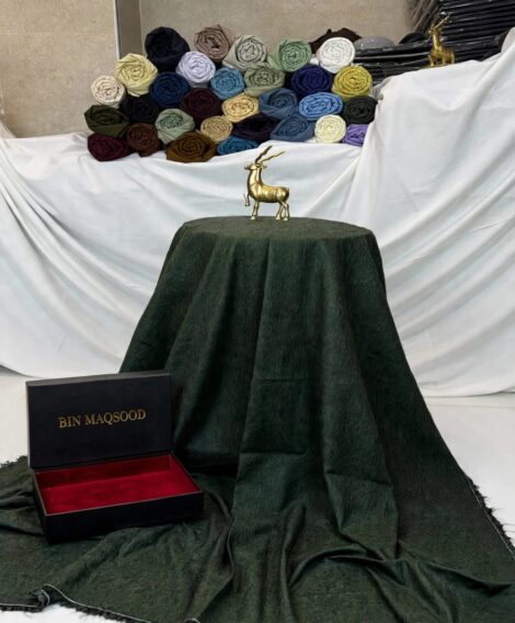 Men Wool Suit – Green